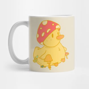 Mushroom Duckling Cottagecore Sobre Alba Mug